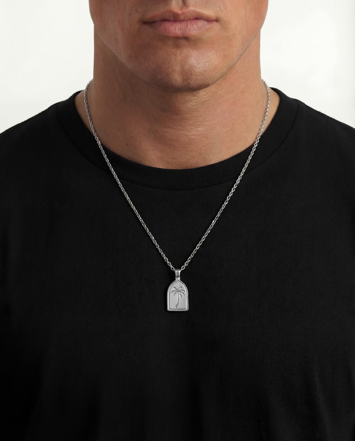 COLLAR PALM PLATA