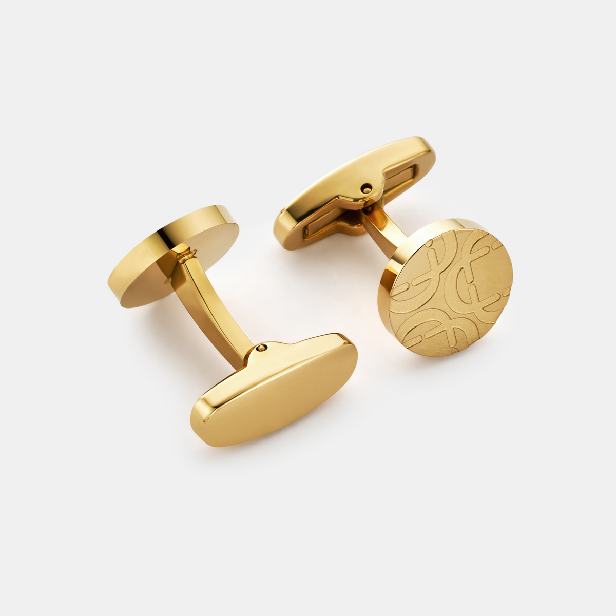 Gemelos Redondos (Oro)