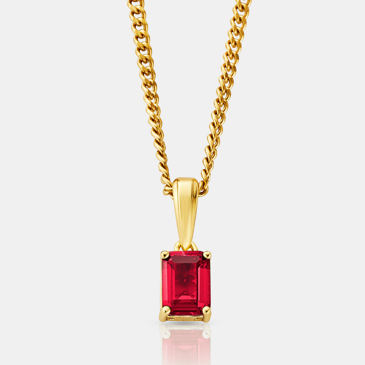 Colgante de Piedra Rubí (Oro)