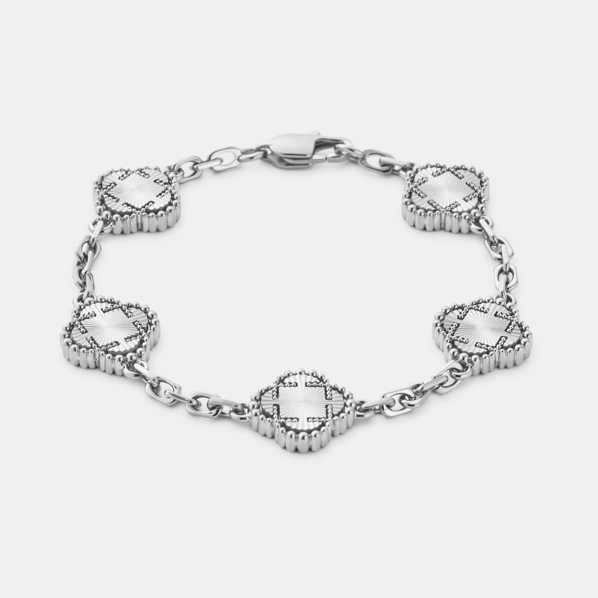 Pulsera de Trébol (Plata)