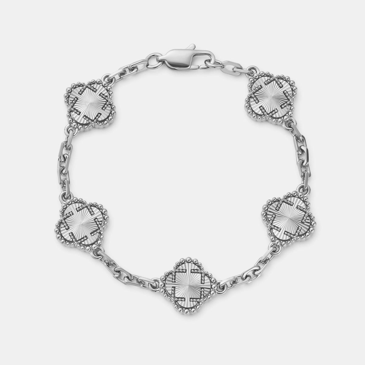 Pulsera de Trébol (Plata)