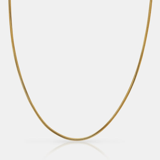 Cadena de Serpiente (Oro) 2mm