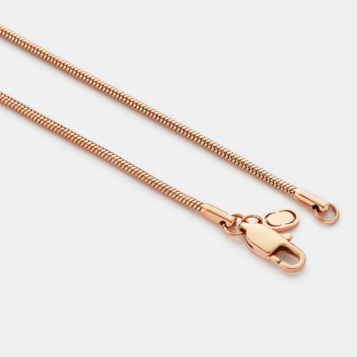 Cadena de Serpiente (Oro Rosa) 2mm