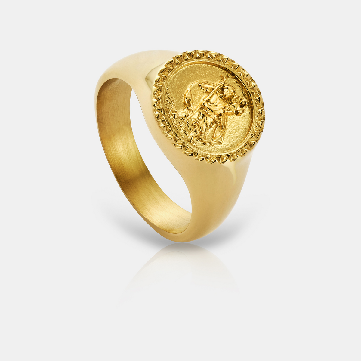 Anillo Sello de San Cristóbal (Oro)