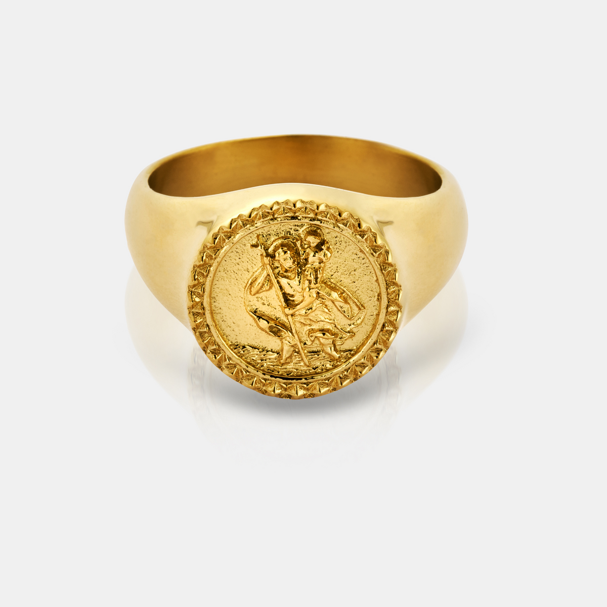 Anillo Sello de San Cristóbal (Oro)