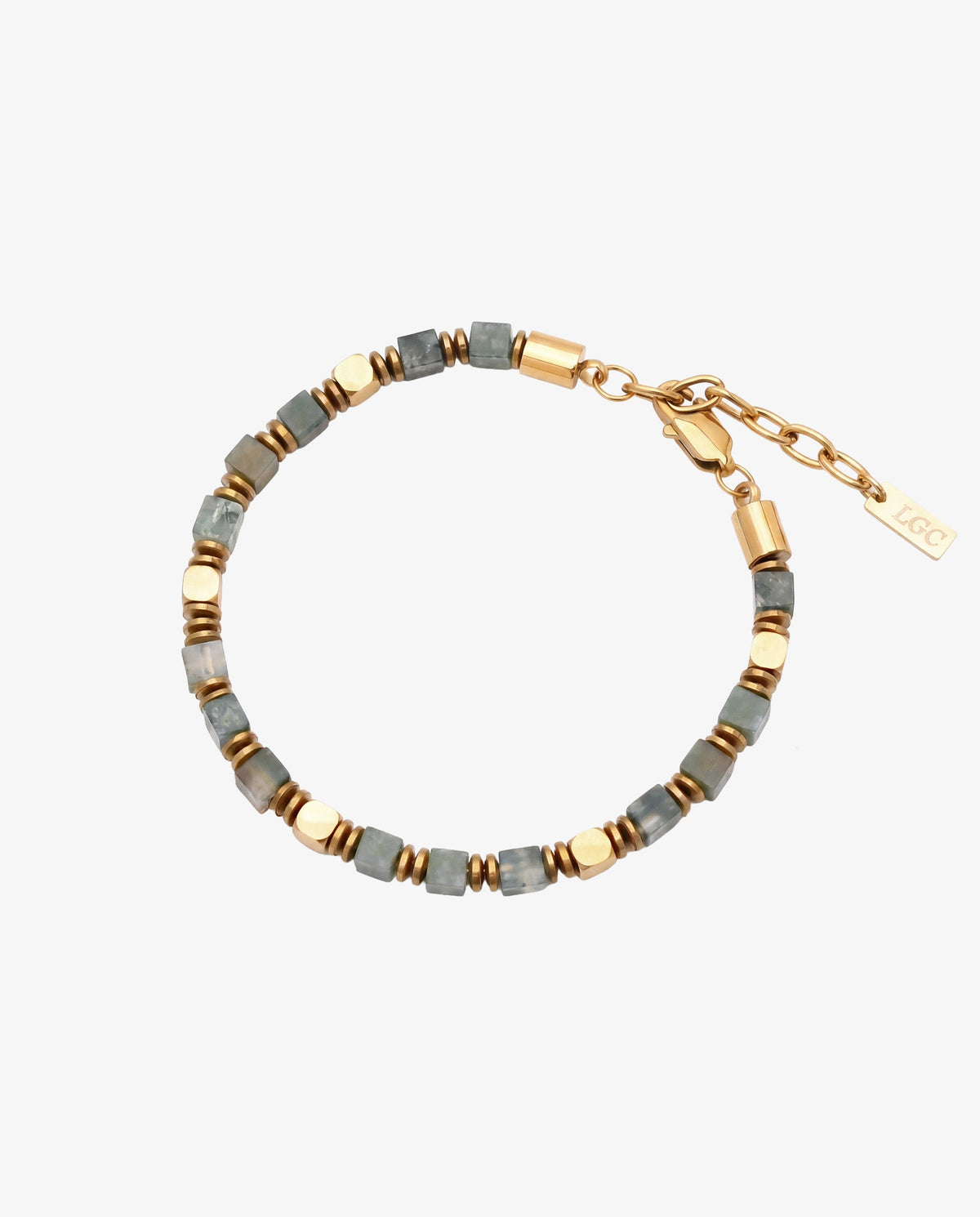 PULSERA STONE - ÁGATA Y HEMATITA