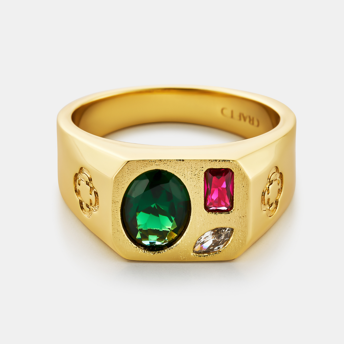 Anillo de Tres Piedras (Oro)